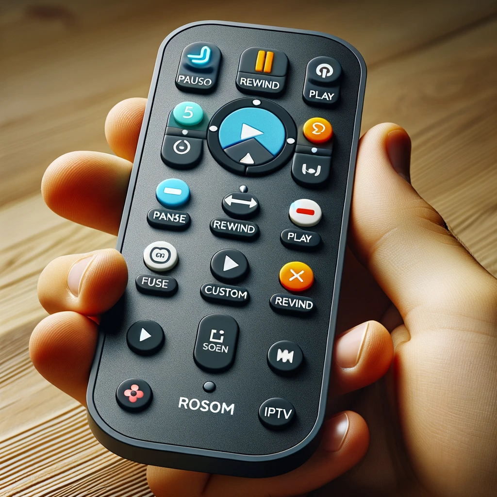 remote in which you can rewind your channels with VisionTV